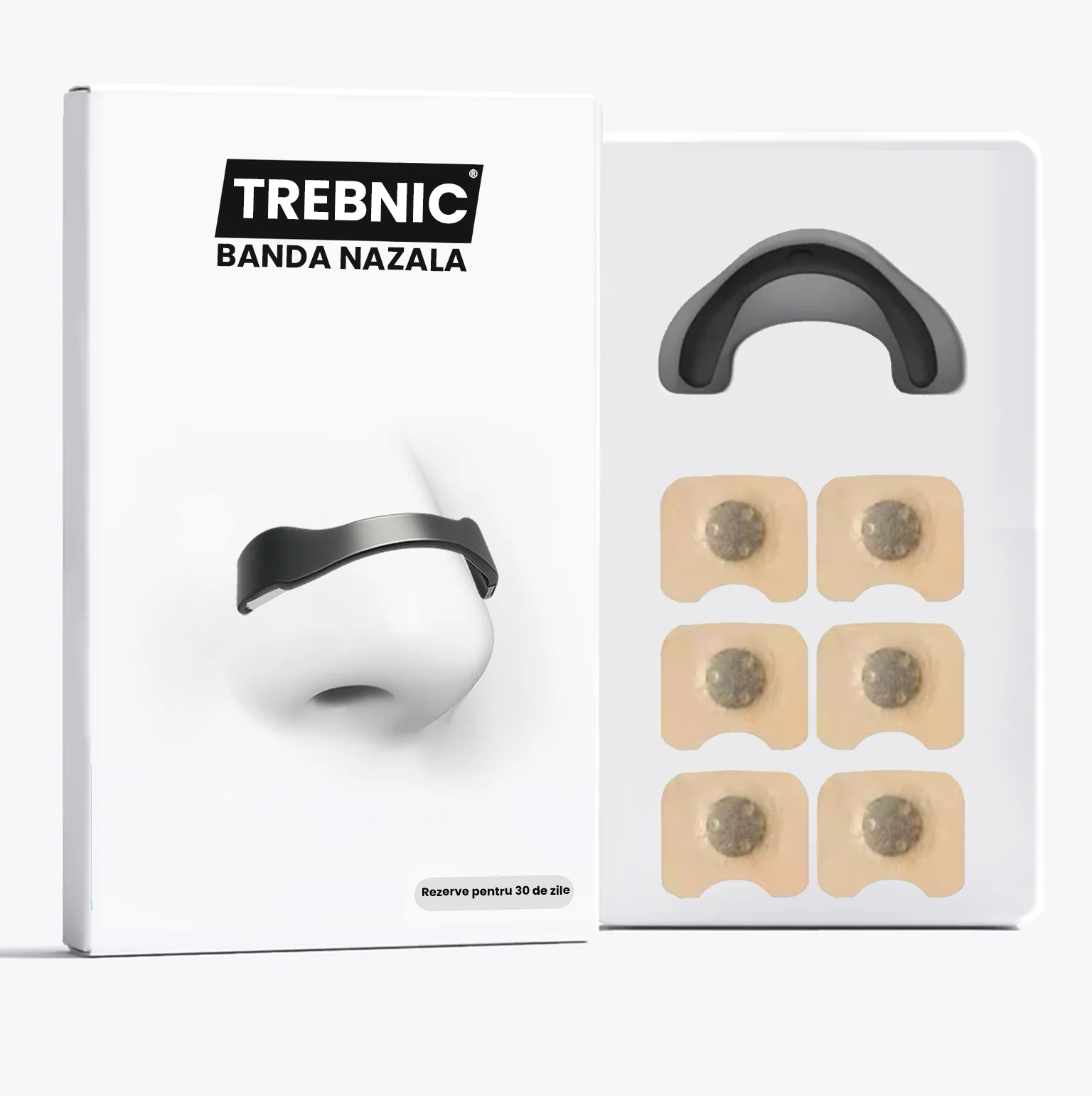 Bandă nazală anti-sforăit – respirație mai bună, somn liniștit