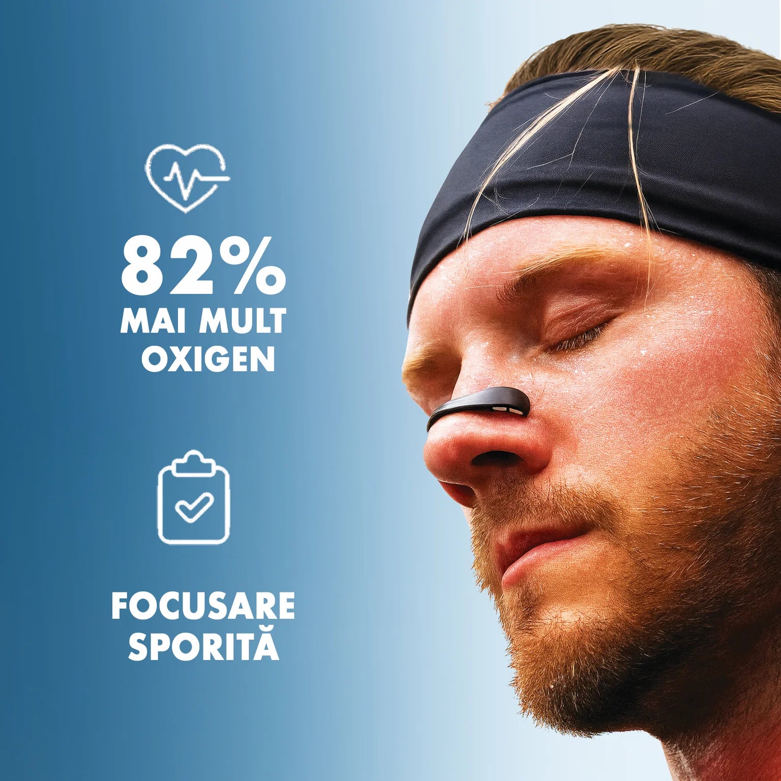 Bandă nazală anti-sforăit – respirație mai bună, somn liniștit